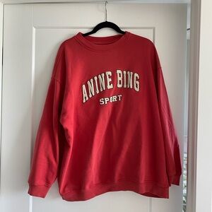 Anine Bing Tyler Sweatshirt - red